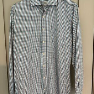 Peter Millar Multicolor Checkered Button Down Shirt